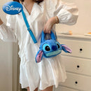 Bolsa de Pelúcia Stitch da Disney | Edição Limitada | Bolsa de Ombro Fofa Inspirada em Anime