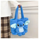 Bolsa de Ombro de Pelúcia Disney Stitch | Perfeita para todas as Meninas